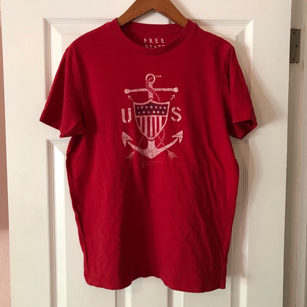 Free State men’s M red tee shirt